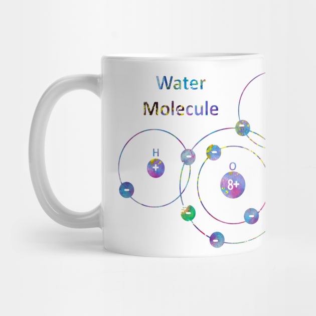 Water Molecule by erzebeth
